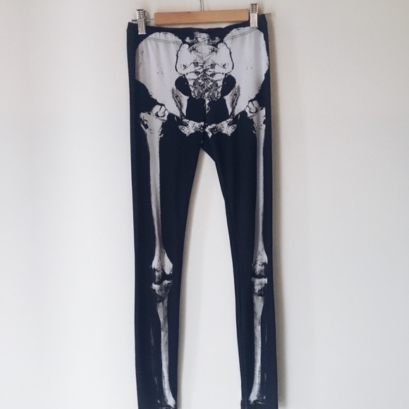 Skeleton gothic Leggings - Picture 5 of 5